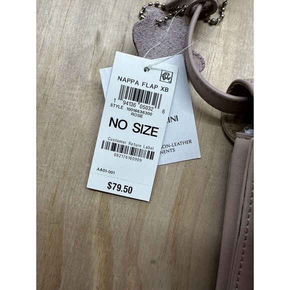 Giani Bernini Giani Bernini Nappa Flap Crossbody Rose Pink NWTs Small $79 - Picture 8 of 9